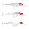 3x Rapala 14cm Countdown Magnum Sinking Trolling Fishing Lures - Red Head UV
