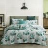 Bloomington 100% Cotton Lightly Quilted Coverlet Set Blooming Cactuses Cream Queen