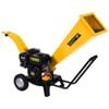 Ducar Petrol 7HP Wood Chipper Shredder Mulcher Grinder - Yellow