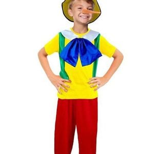 Storybook Pinocchio Puppet Boys Fairytale Costume - Large