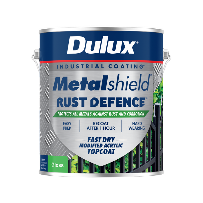 Dulux 4L Ultra Deep Base Gloss Metalshield Defence Rust