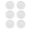 6PK Ecology 21cm Canvas Side Plate Coupe Dinnerware - White