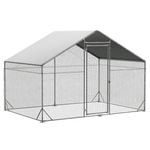 Pawz 200x300x195cm Large Metal Walk-in Chicken Coop Cage
