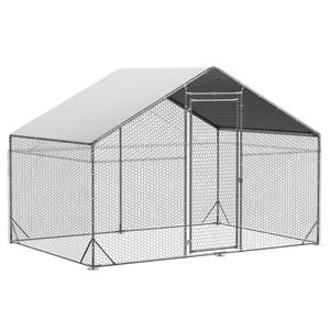 Pawz 200x300x195cm Large Metal Walk-in Chicken Coop Cage