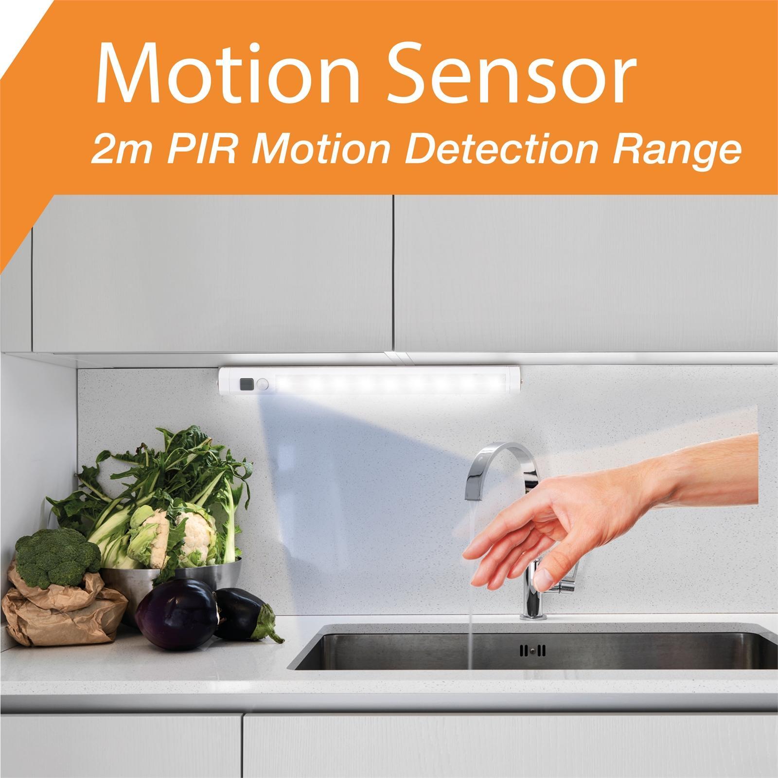 Arlec battery operated led under cabinet sensor light sales
