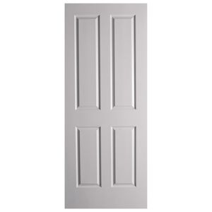 Hume Doors 1980 x 860 x 35mm Ascot 4 Panel Smooth Interior Door