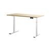 Artiss Sit Stand Desk Motorised White & Oak 140cm