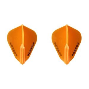 2x 3pc Robson Plus Dart Flights F Shape Accessory Set - Green