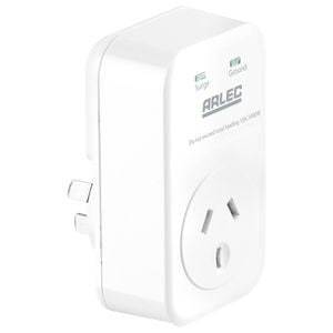 Arlec Premium Surge Adaptor - 1 Outlet