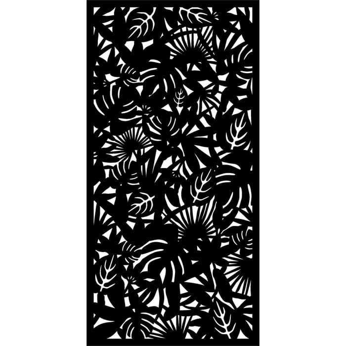 Matrix 2410 x 1205mm Charcoal Rainforest Screen Panel With Frame