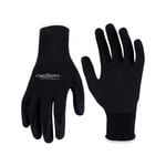 Cyclone Medium Black Invisigrip Tough Gardening Gloves