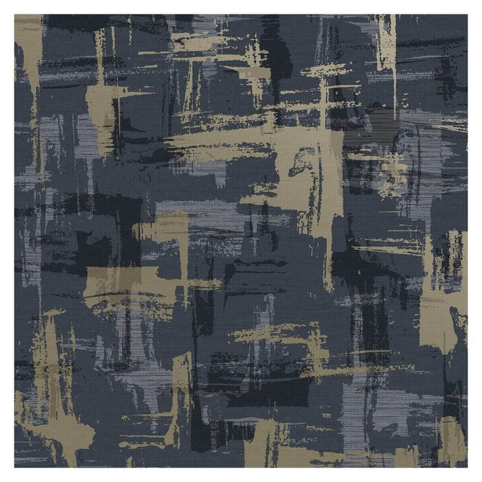 Eleanora Geo navy Wallpaper 53cm x 10.05m