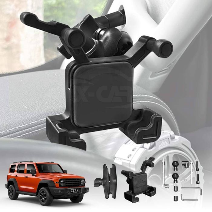 A-Pillar Phone Holder Mount for GWM Tank 300 2023-Onwards Reinforced Aluminium Alloy Accessories