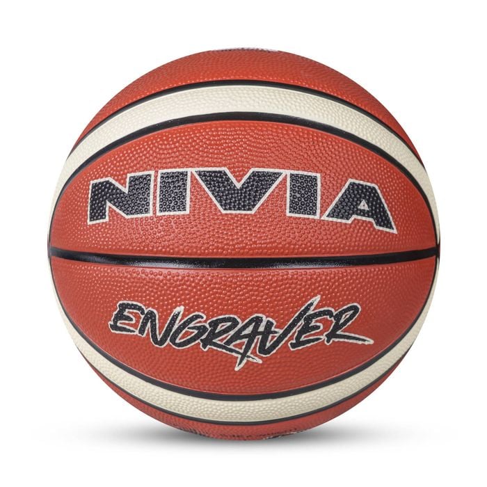 Nivia Engraver Basketball | Soft Rubberized Moulded | 14 Panels