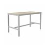 Olg Axis Bar Leaner White Frame Nordic Maple Top L1500mm X W750mm