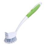 Sabco Flow Through Round Dish Brush With Antibacterial Action Bristles
