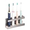 Catzon Wall Mount Electric Toothbrush Holder 4 Slots Diatomite Dish-grey