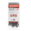 Crescent Black 300 x 7.6mm Heavy Duty Cable Ties - 100 Pack