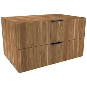 Lugna 512 x 900 x 580mm Cove 2 Drawer Storage Cabinet