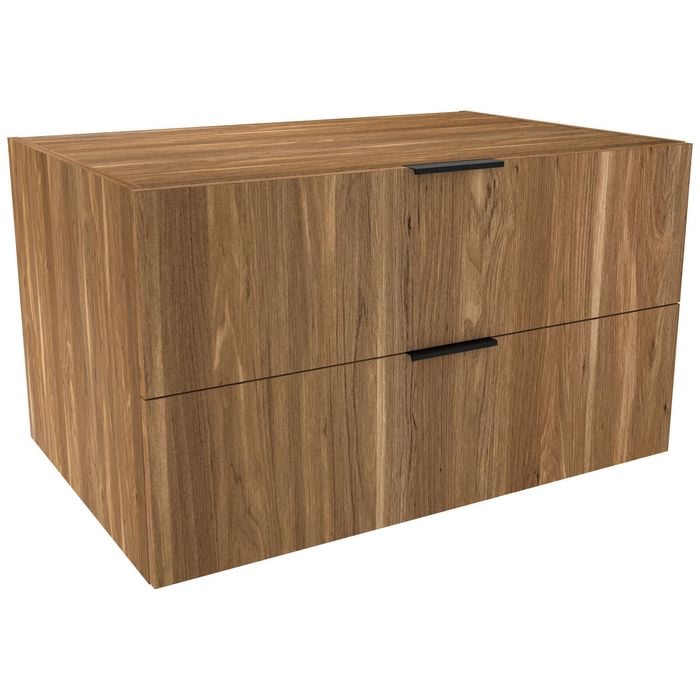 Lugna 512 x 900 x 580mm Cove 2 Drawer Storage Cabinet