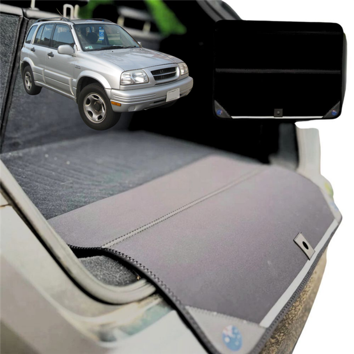 Rear Cargo Boot Bumper Protector for Suzuki Vitara 1998 - 2005 (FT/GT) - XL (98 x 55) - Black