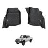 AUSGO Front Row Car Floor Mats for Toyota LandCruiser 79 Series LC79 Dual Cab 2012-Onwards All-Weather Floor Liners