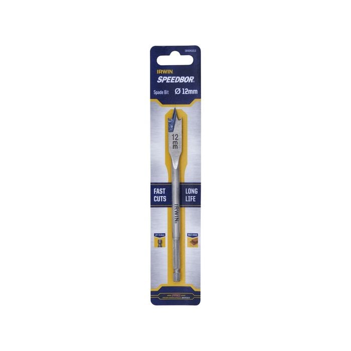 IRWIN 12mm Blue Groove Spade Bit