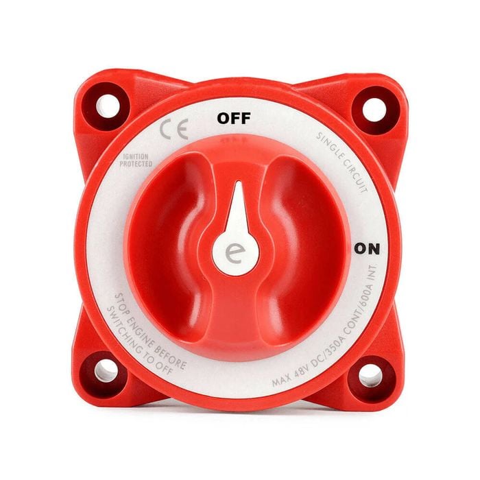 Exotronic 350A Red On Off Battery Switch