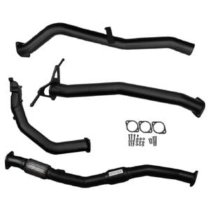 Ignite Exhausts Turbo Back For Nissan D22 Navara 2.5l 3" Cat & Pipe Only Black Aluminised Steel