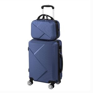 Slimbridge 2PCS Luggage Set 20"+12" Navy