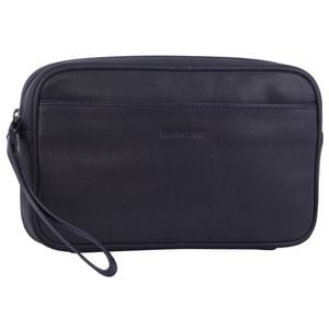 Pierre Cardin s Leather Organizer  Toiletry Case Navy