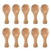 Anygleam Natural Wood 10 pcs Wooden Kitchen Spoon Kitchen Tableware
