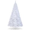 Costway 2.4M PVC Christmas Tree Indoor Outdoor Holiday Decoration White
