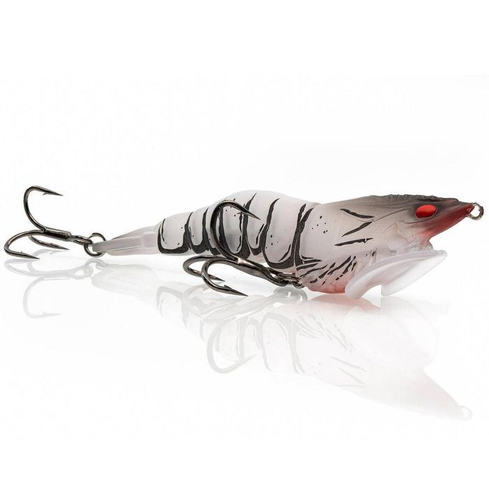 Chasebaits Panic Prawn 70mm Hard Body Topwater Fishing Lure 02 Glow Zombie