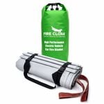 FIRE CLOAK EV Car Fire Blanket (8x6) + Carry Bag
