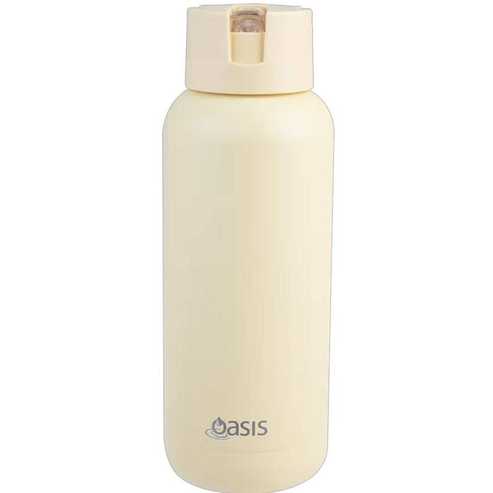 Oasis Ceramic Triple Wall Insulated Moda Drink Bottle 1l Daffodil