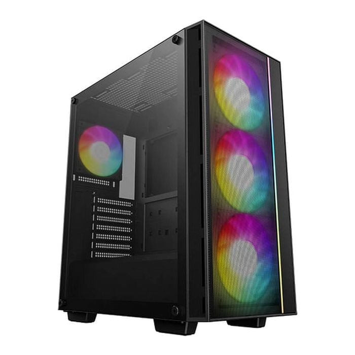 DeepCool Matrexx 55 Mesh V4 C Tempered Glass Air Flow ATX Classic Computer Case [R-MATREXX55-BCAGA4-G-4]