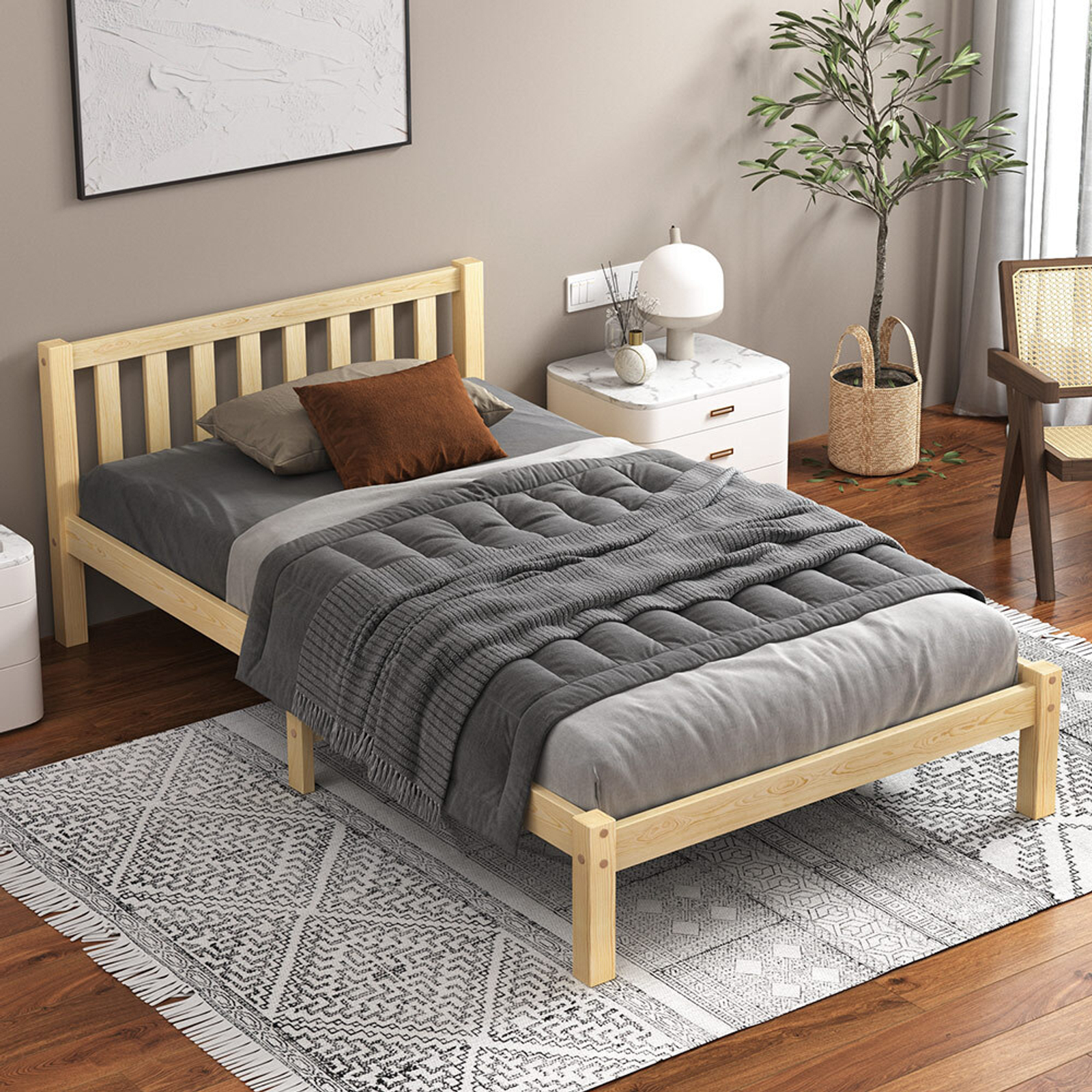 King single bed frame best sale