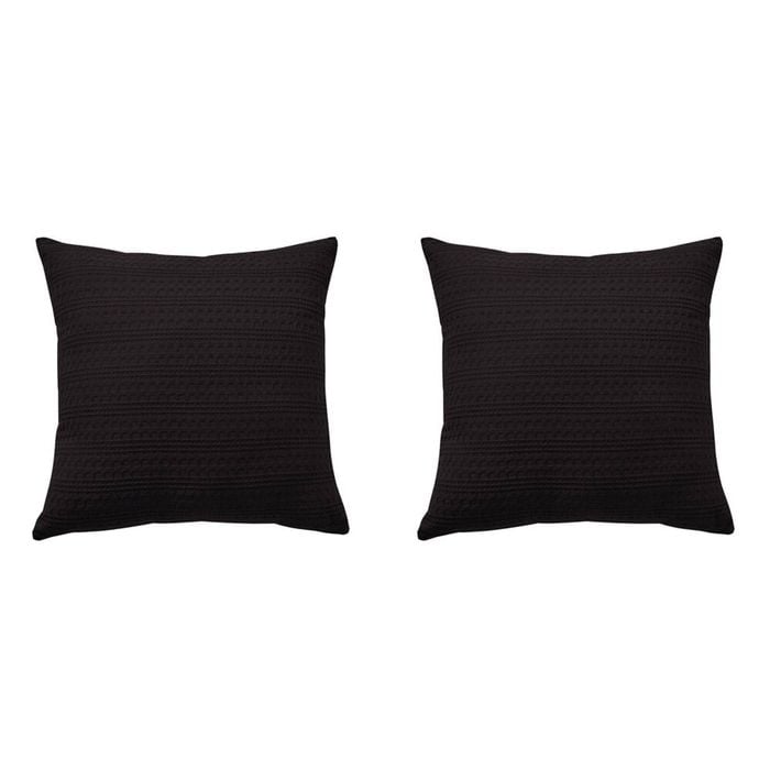 2PK Bianca Kahlani Chocolate Polyester Cushion Throw Pillow 43x43cm