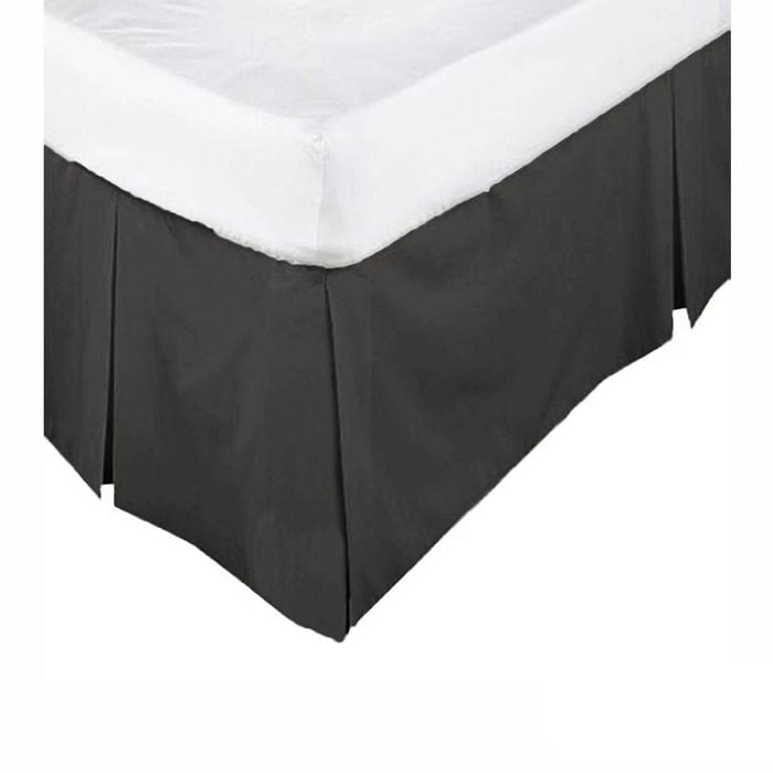 Kingdom Box Pleated Valance Black - Single