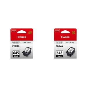 2PK Canon Pixma PG645 Ink Cartridge 180 Page Yield - Black