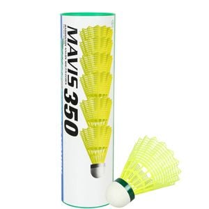Yonex Mavis 350 Green Cap Nylon Shuttlecock (Yellow)