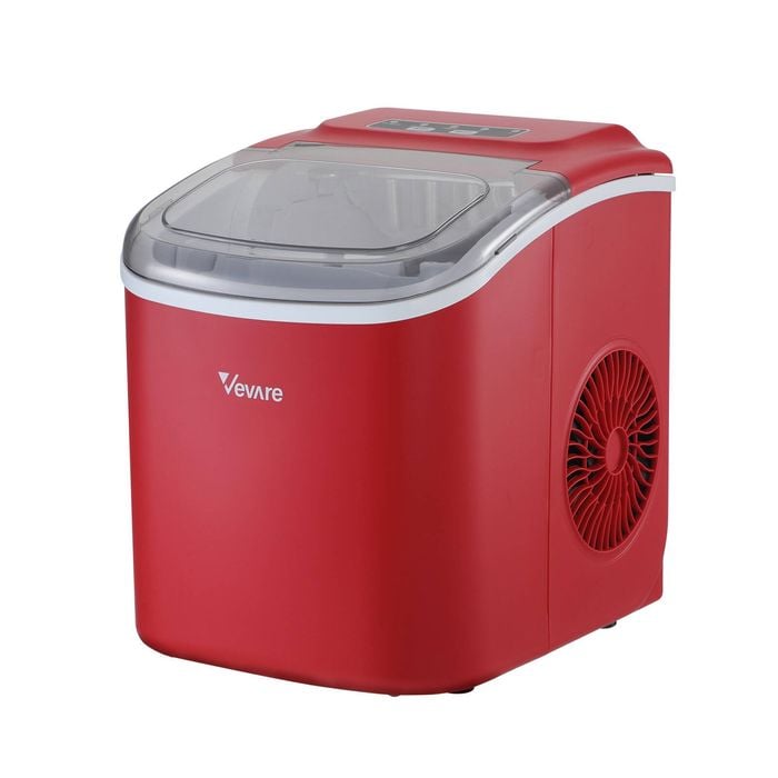 Vevare 12kg Portable Ice Maker Machine Red