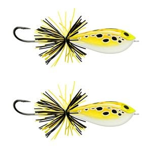 2x Rapala 4.5cm BX Skitter Frog Topwater Fishing Lures - Live Leopard Frog