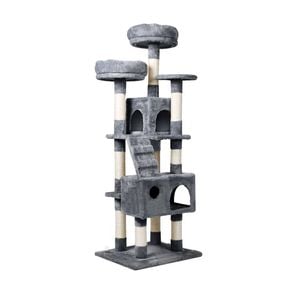 Pawz Cat Tree 141CM Large Cat Scratching Post Grey