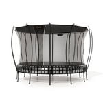 VULY Thunder 2 Extra Large 14ft Springless Trampoline with Enclosure - Round Kids Trampolines Bundle With Shade Cover