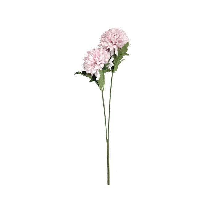 35cm Pink Dahlia Twin Artificial Flower