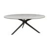 Neo 90cm Coffee Table Ceramic Tempered Glass Top White