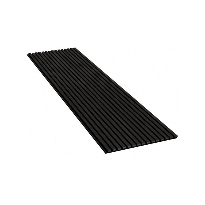 Prempanel 2700 x 600 x 21mm Black Oak Timber Acoustic Panel
