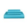 Dreamfields Single Sky 1000TC Microfibre 1cm Stripe Soft Quilt Doona Duvet Cover Set